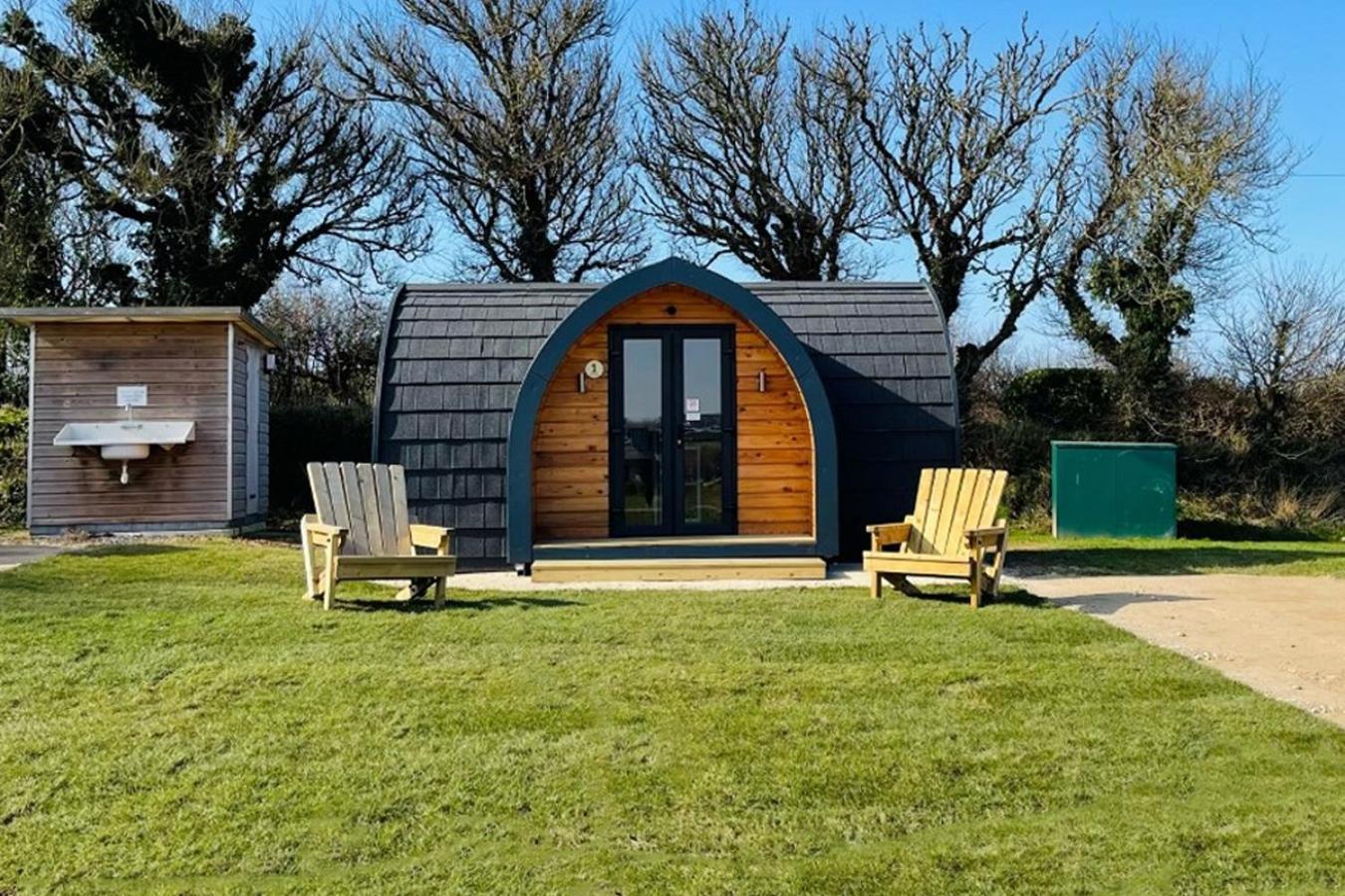 Camping Pods Trevella Holiday Park Crantock Luaran gambar